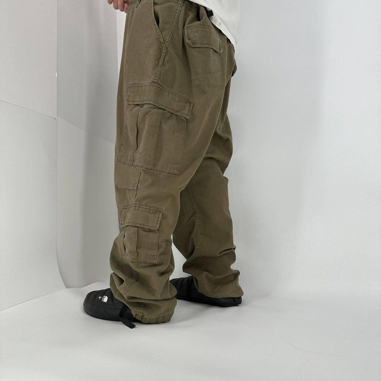 Vintage Military Cargo Pants Quad Pocket Baggy Fit... - Depop