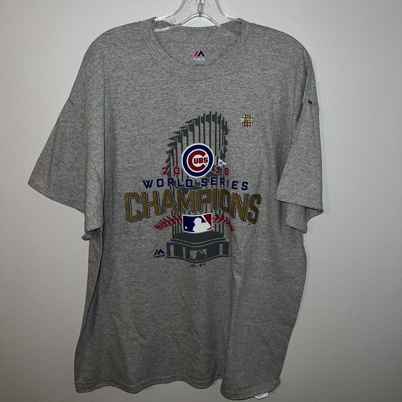 Chicago Cubs T-shirt 2016 World Series Champions - - Depop