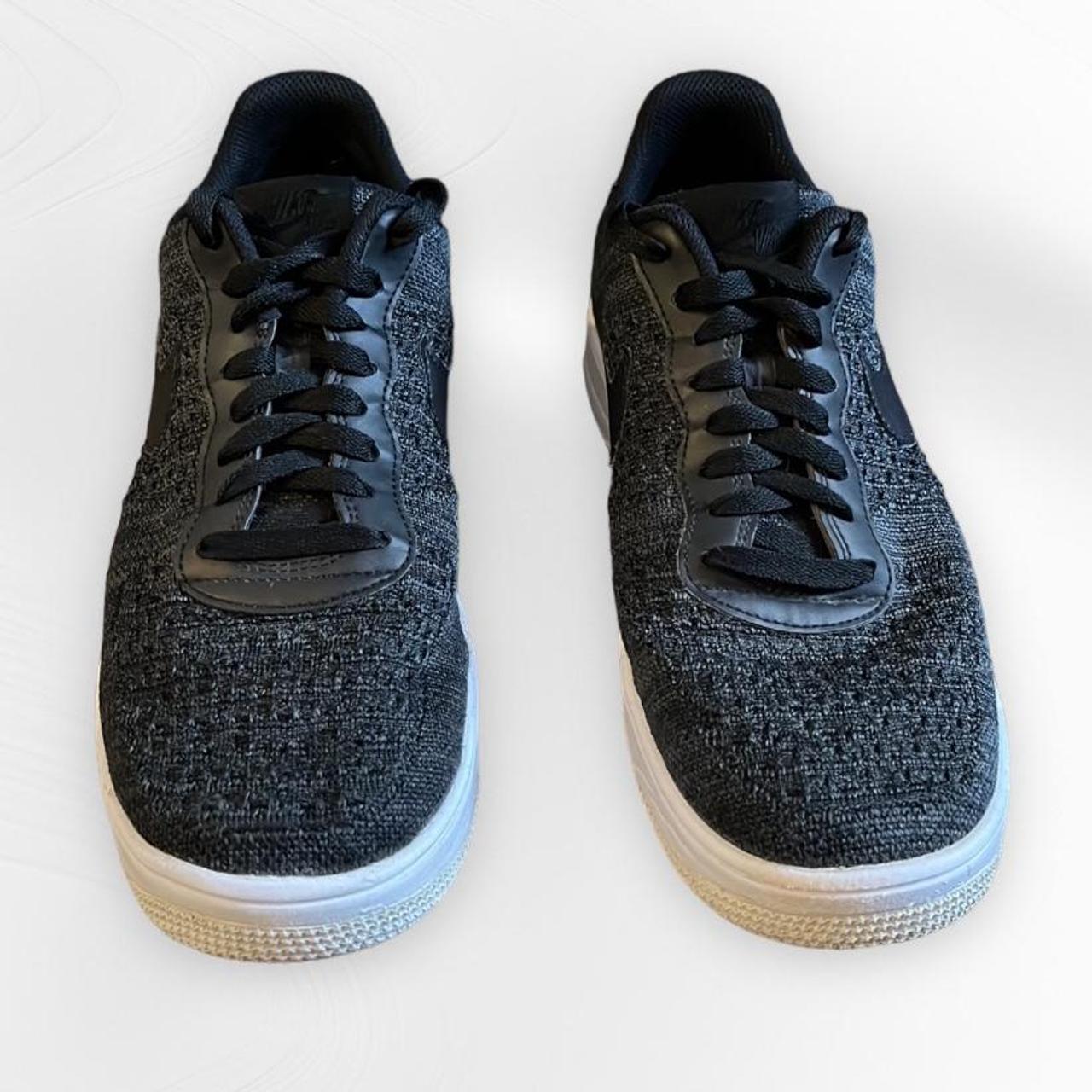 Nike air force 1 flyknit outlet trainer black / anthracite / white