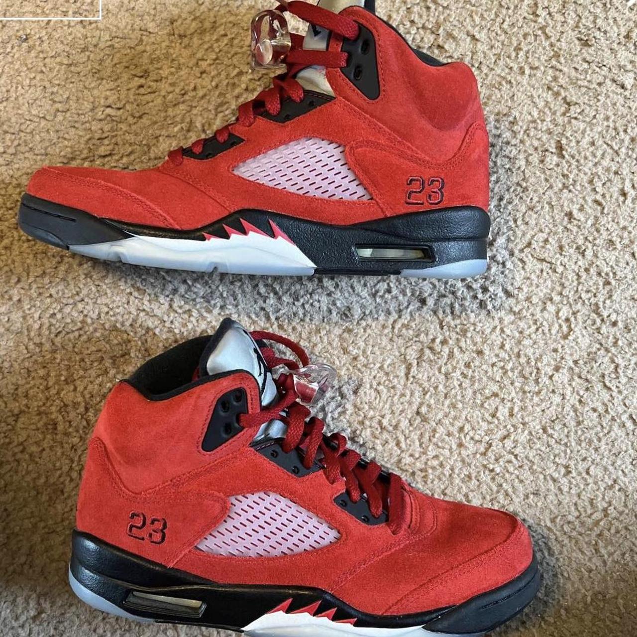 Jordan 5 Raging bull Size 8 men’s Like new... - Depop