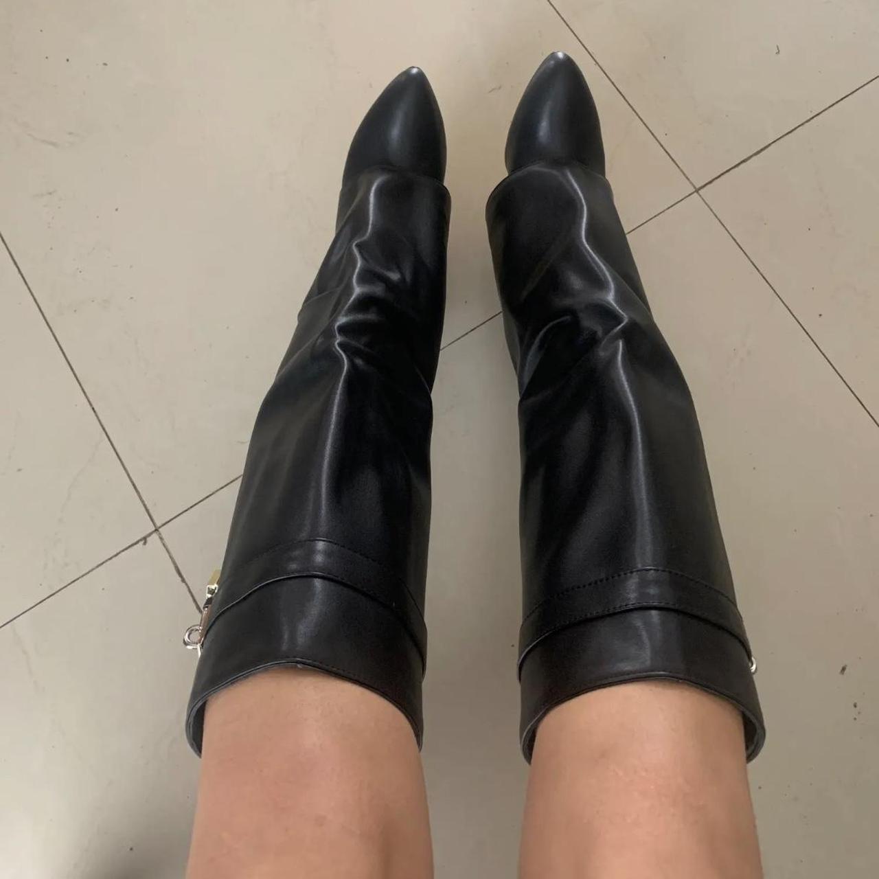 givenchy shark boots beige