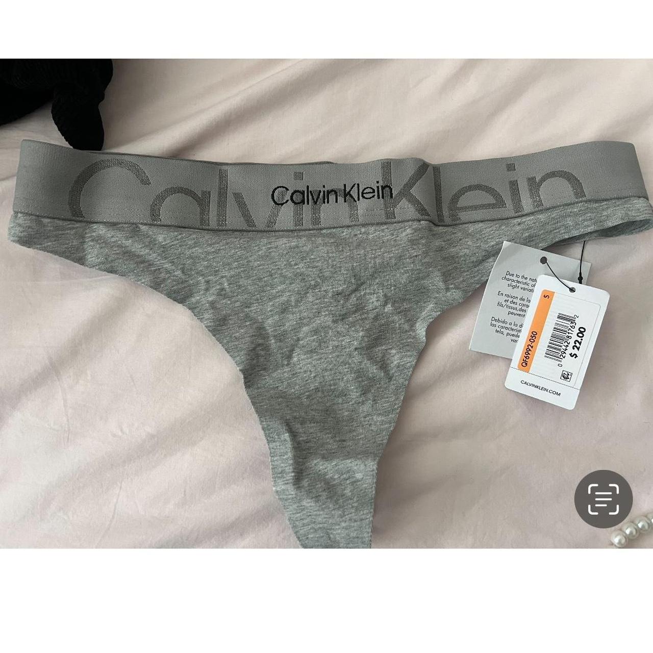 Calvin Klein sheer unlined bra in periwinkle - Depop