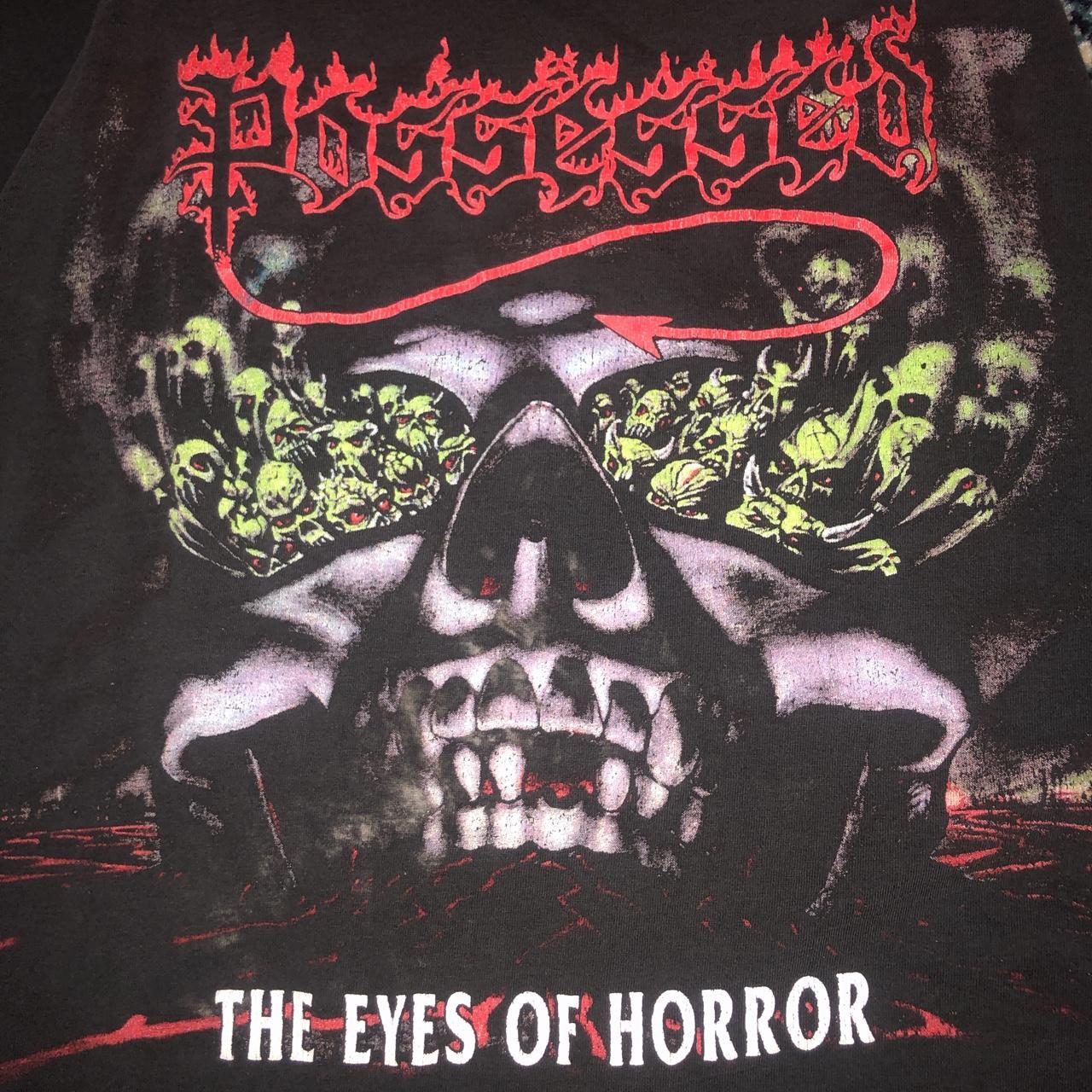 Vintage customized possessed the eyes of horror