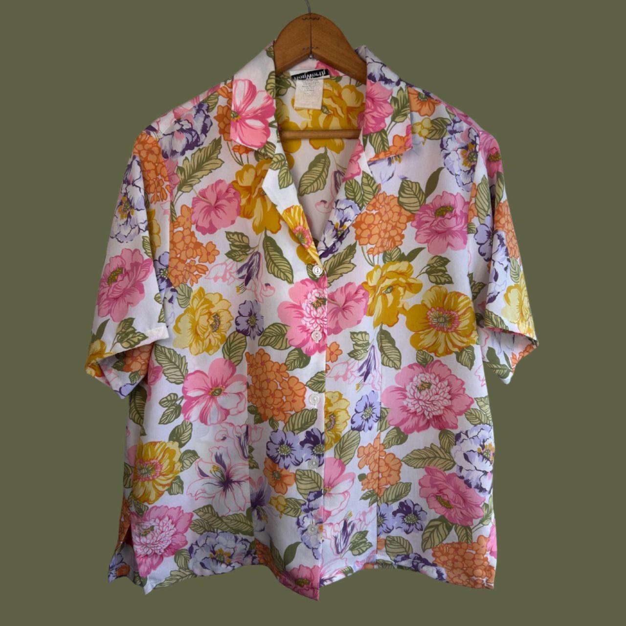 Source Unknown Women's Blouse - Multi - L – Vinta… - image 1