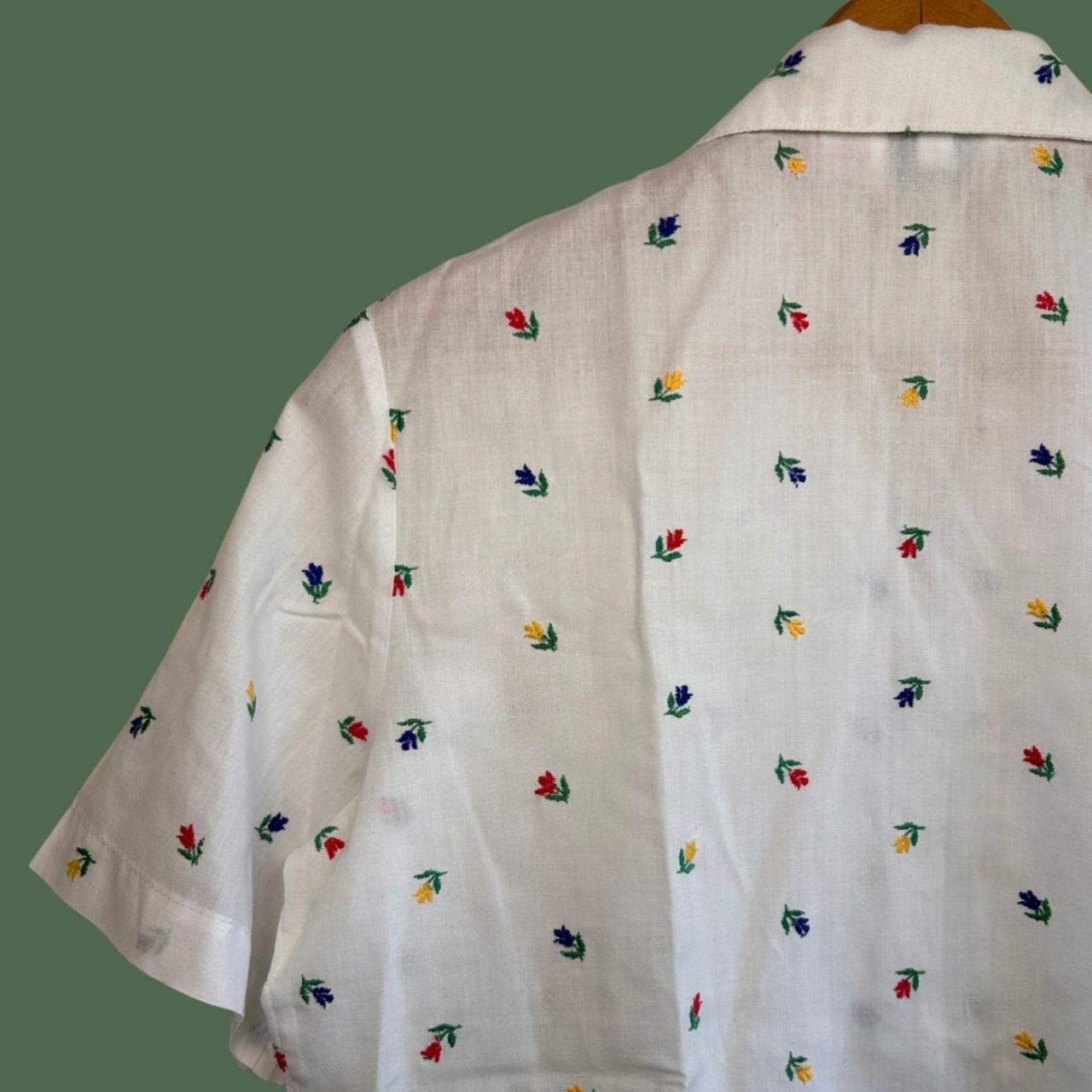 Source Unknown Women's Blouse - White/Multi - 10 … - image 6