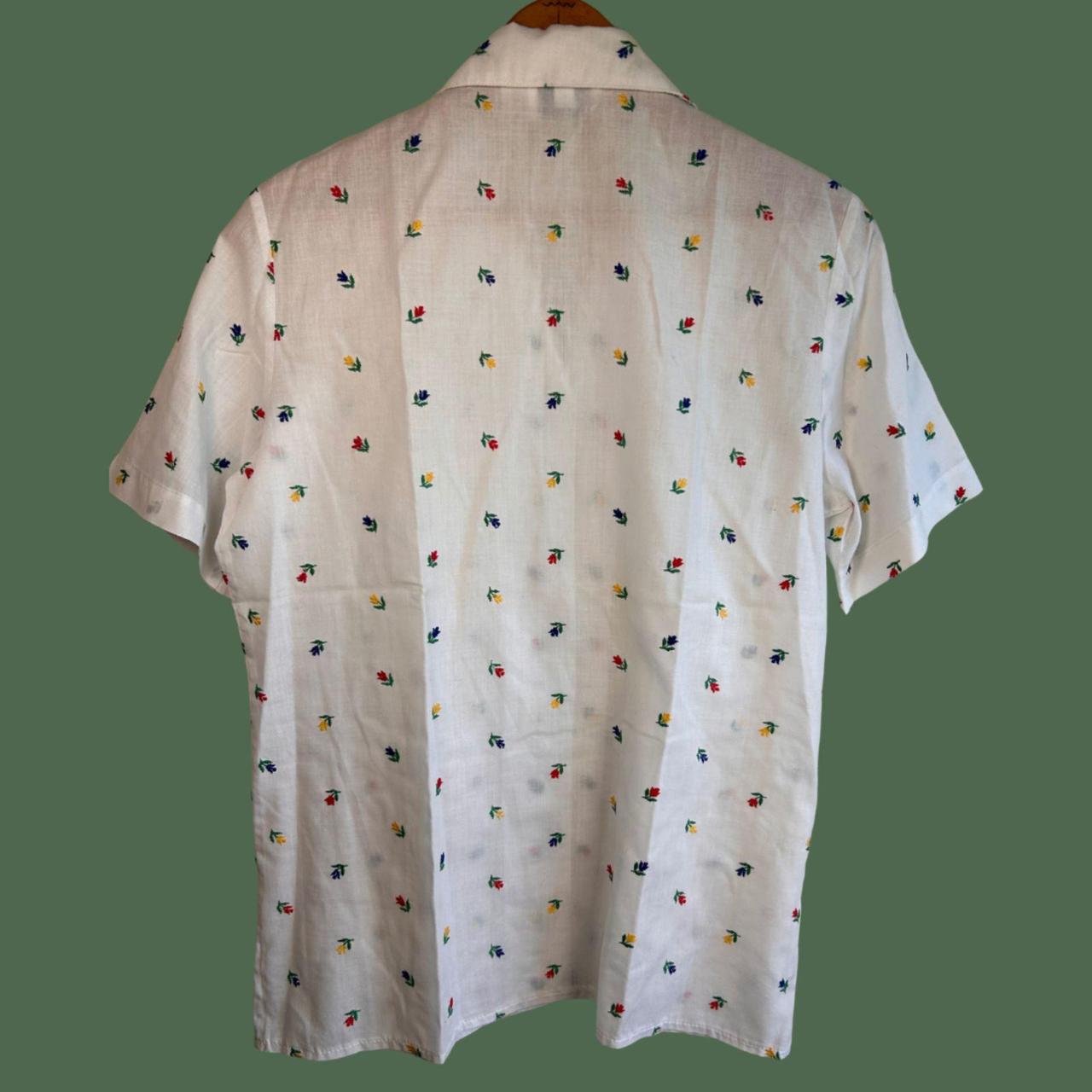 Source Unknown Women's Blouse - White/Multi - 10 … - image 5