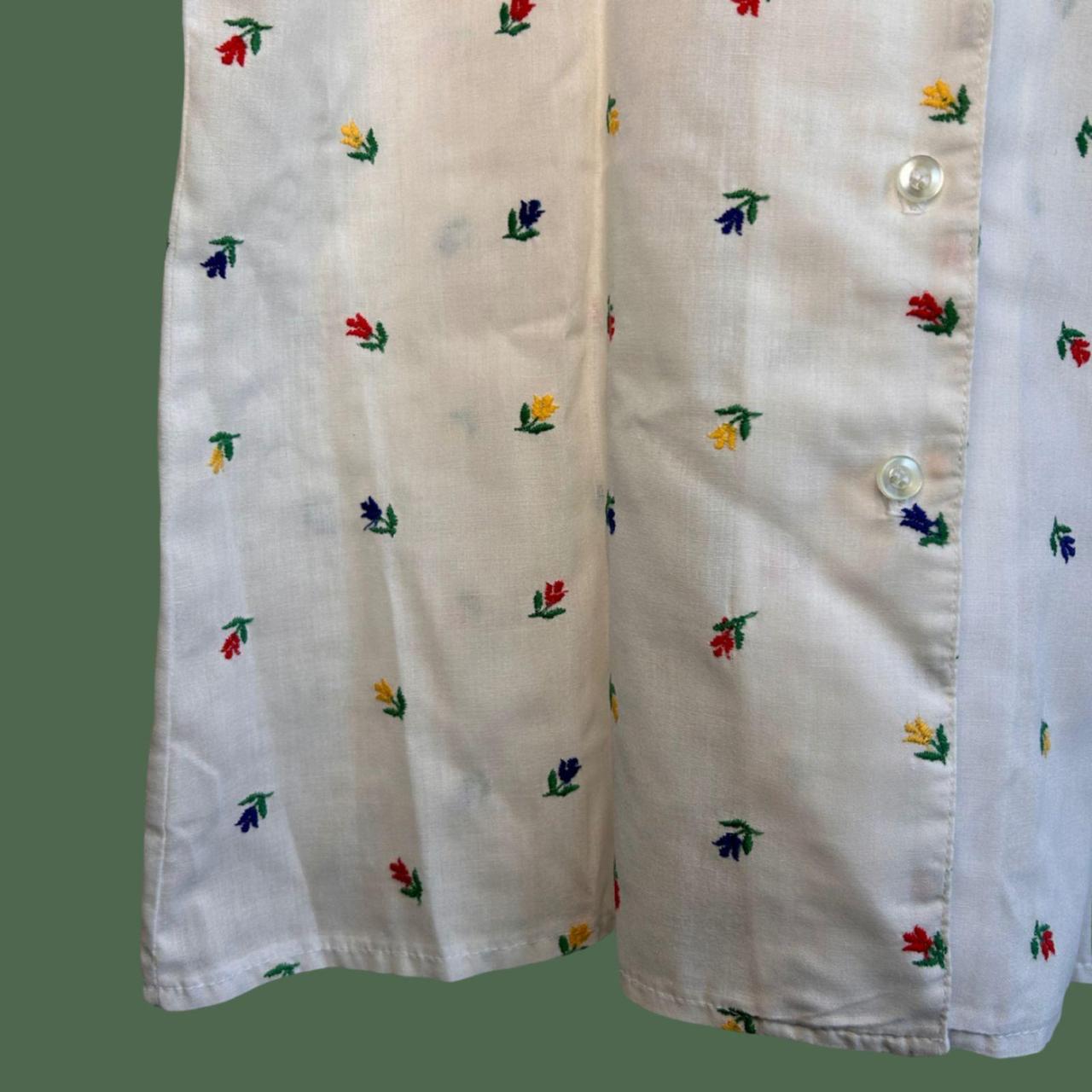 Source Unknown Women's Blouse - White/Multi - 10 … - image 3