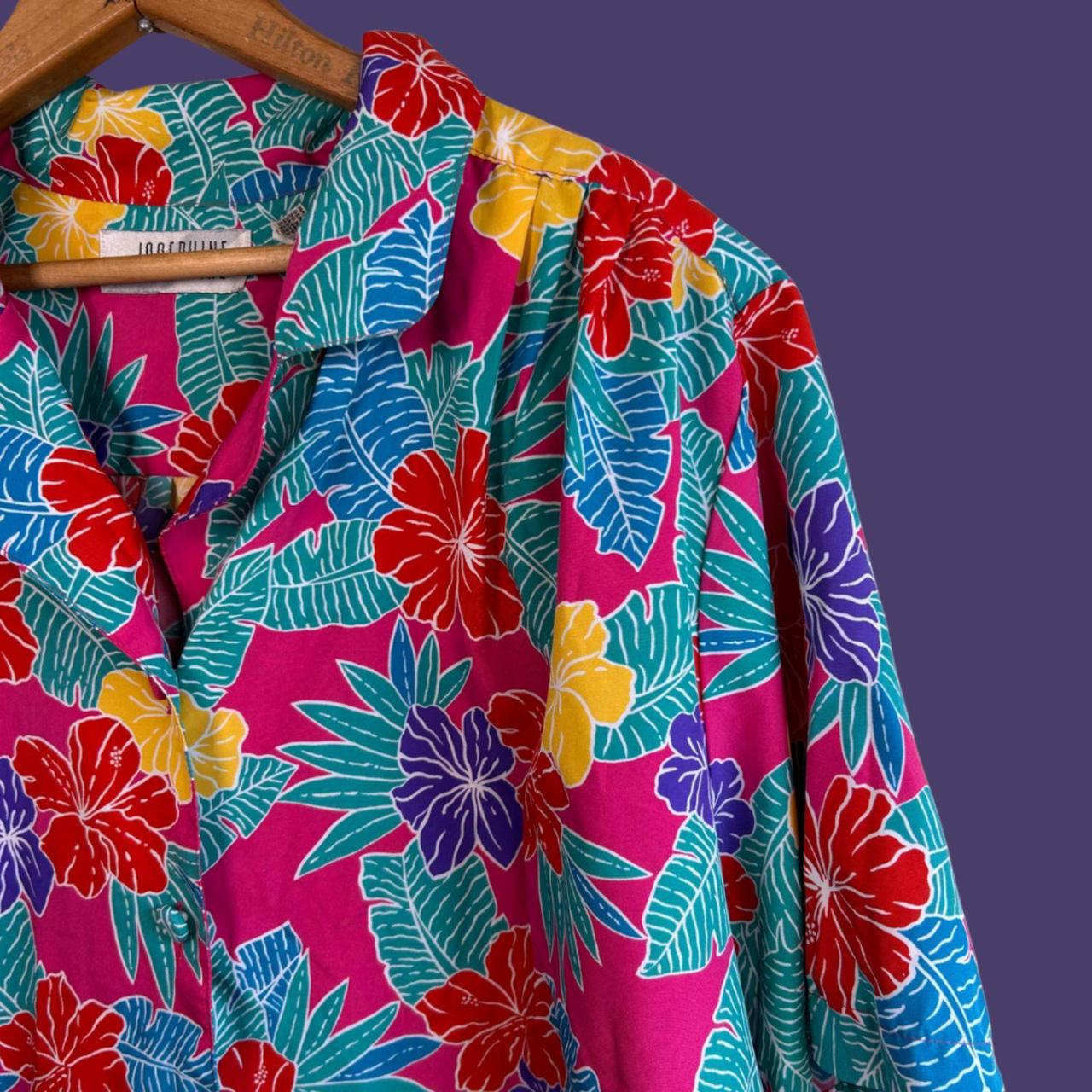 Source Unknown Women's Blouse - Red/Multi - 14 – … - image 2