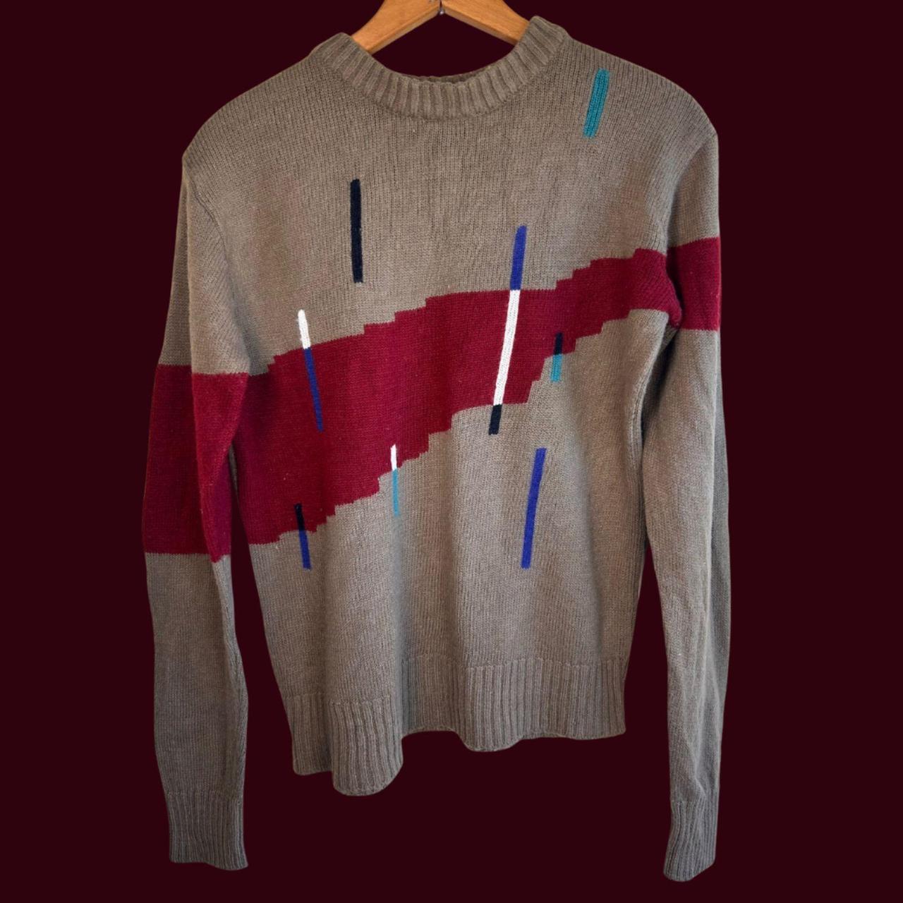 Source Unknown Women's Sweater - Brown/Multi - M … - image 1