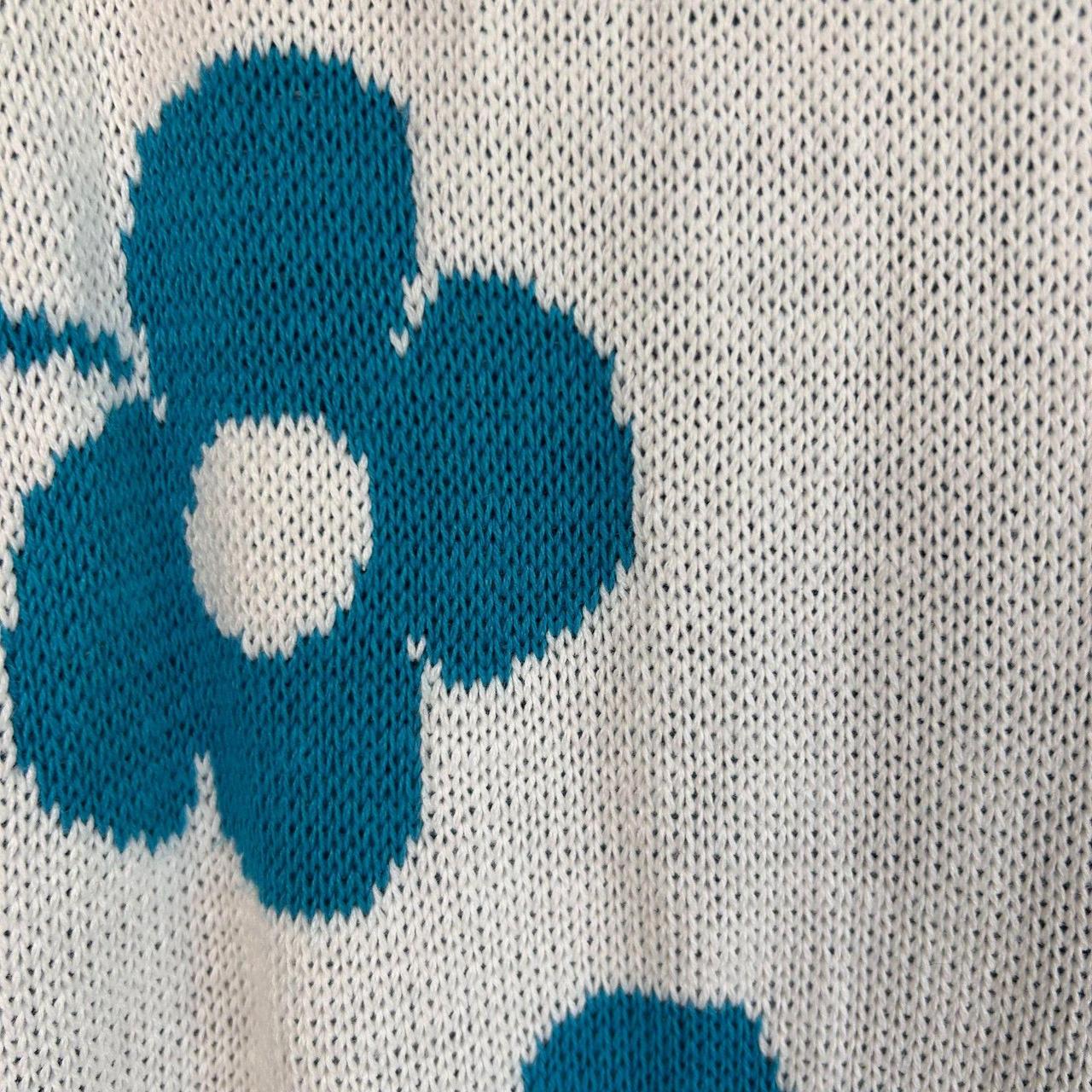 Source Unknown Women's Sweater - White/Multi - M … - image 5