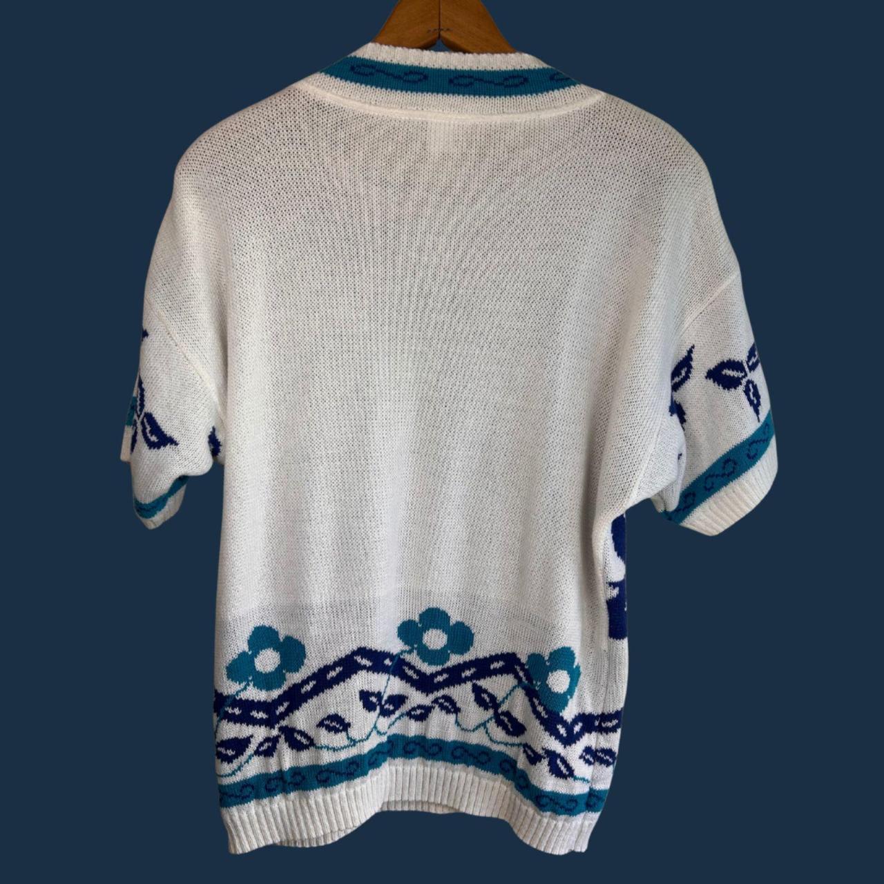 Source Unknown Women's Sweater - White/Multi - M … - image 6