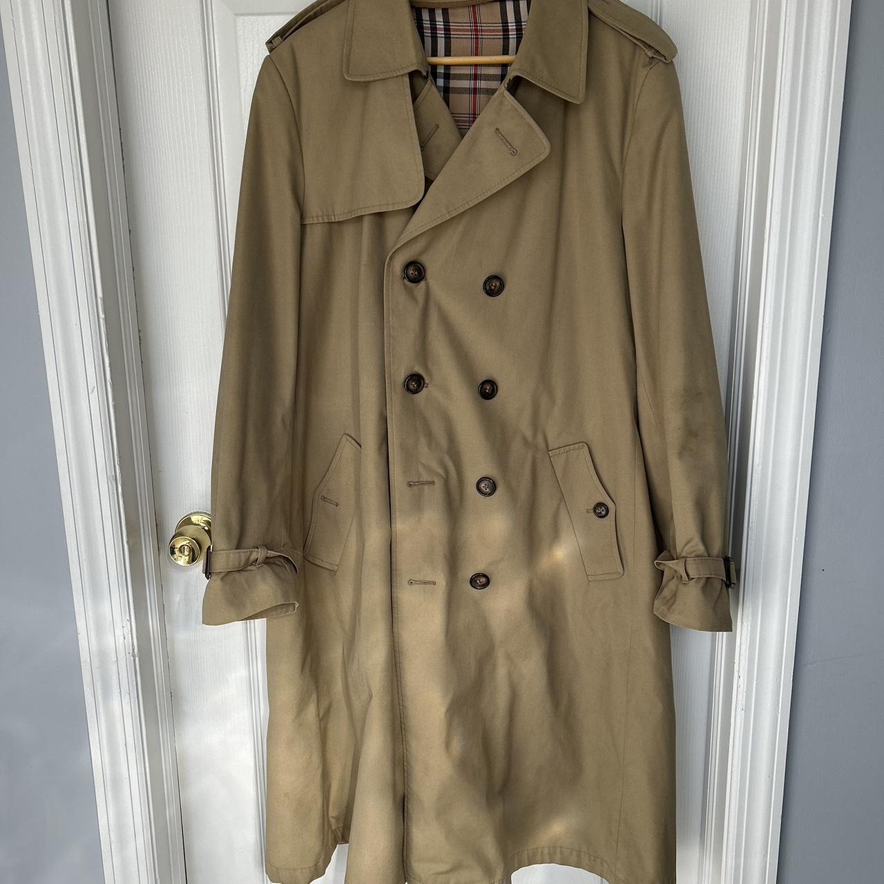 Burberry vibes Trench Coat made in Poland In good... - Depop