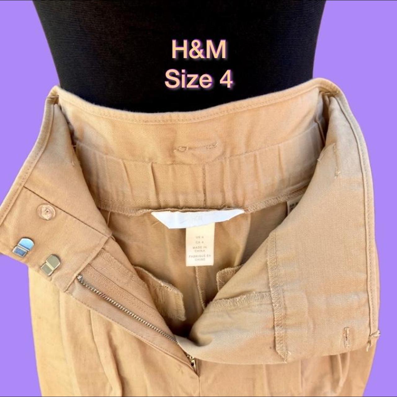 H and m khaki on sale trousers