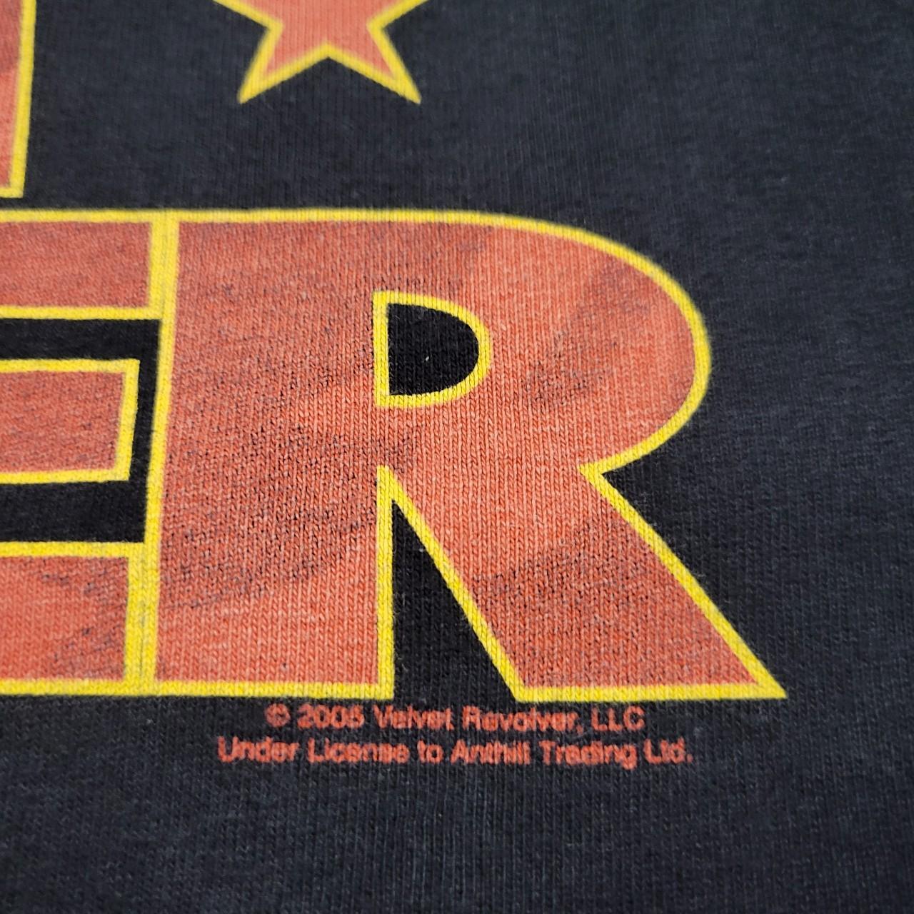 2005 Liquid Blue Velvet Revolver T-Shirt Size... - Depop