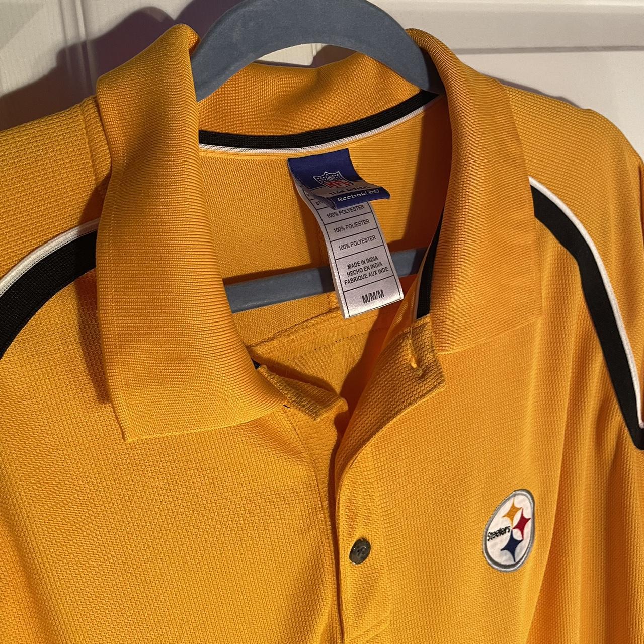 Reebok, Shirts, Official Pittsburgh Steelers Polo Shirt