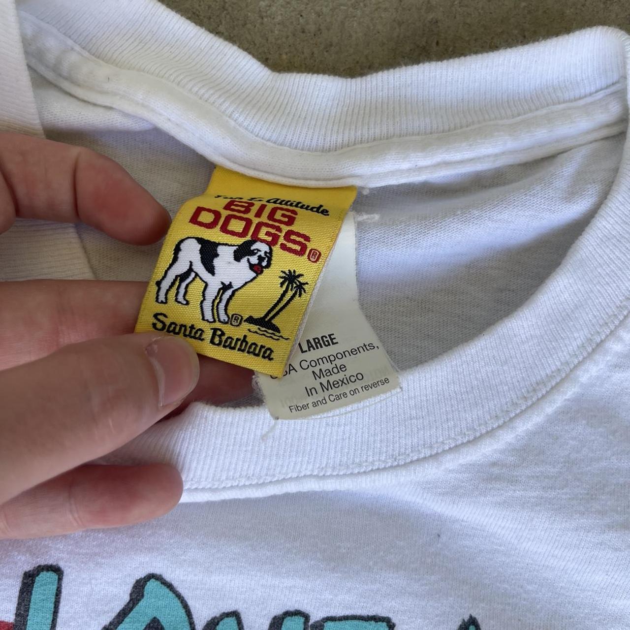 Vintage 90s Big Dogs tshirt Size L. Please... Depop