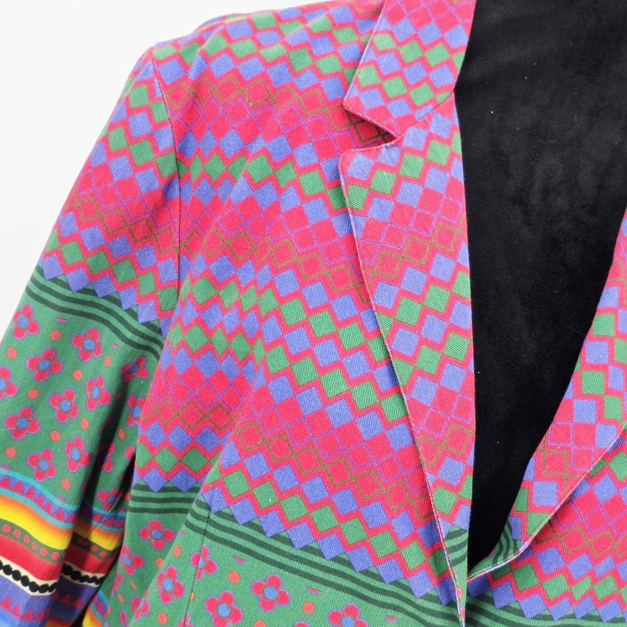 Women's Jacket - Multi - M – Benares Patterned Co… - image 2