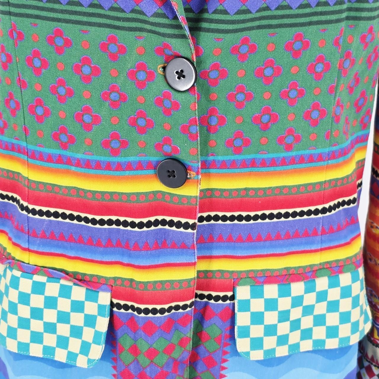 Women's Jacket - Multi - M – Benares Patterned Co… - image 3