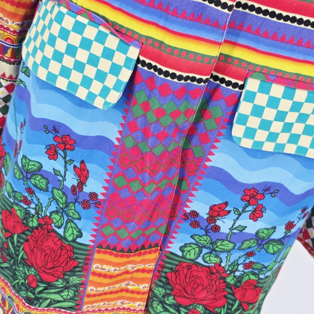 Women's Jacket - Multi - M – Benares Patterned Co… - image 4