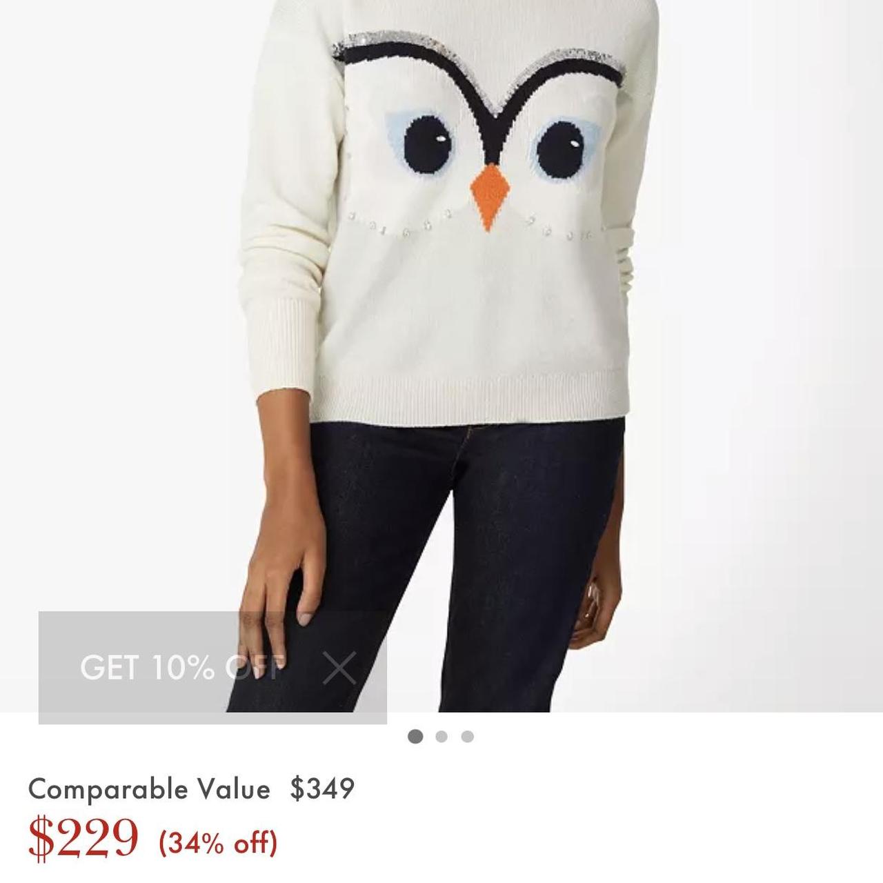 Kate spade outlet owl sweater