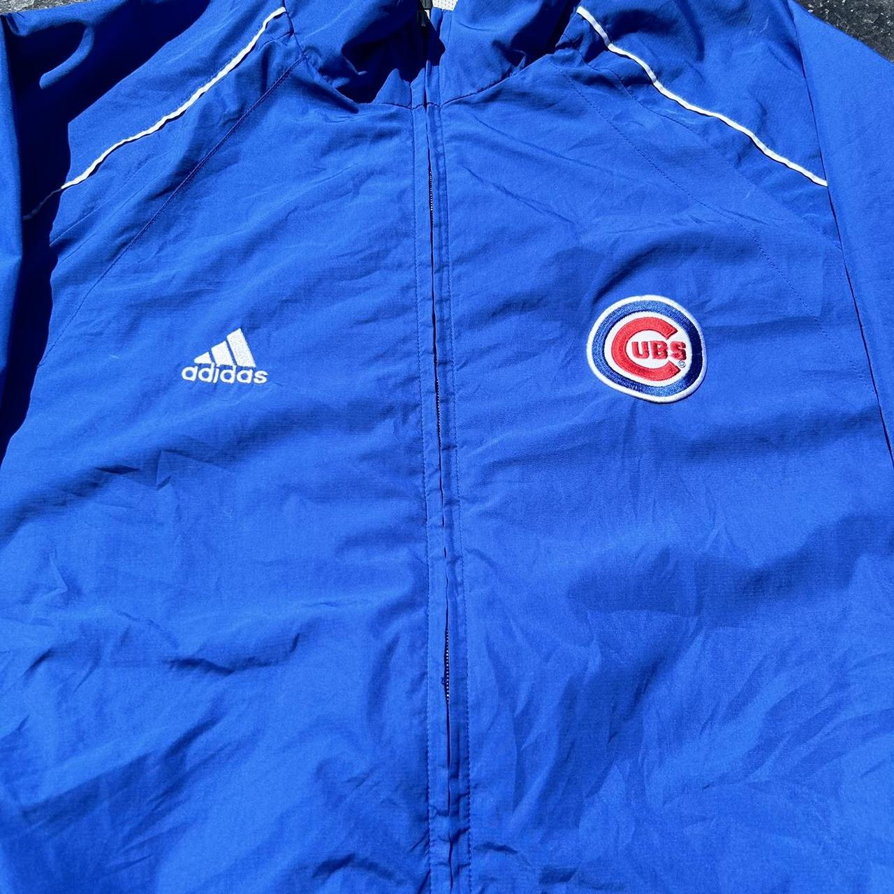 Vintage 90s Majestic MLB Chicago Cubs Pullover - Depop