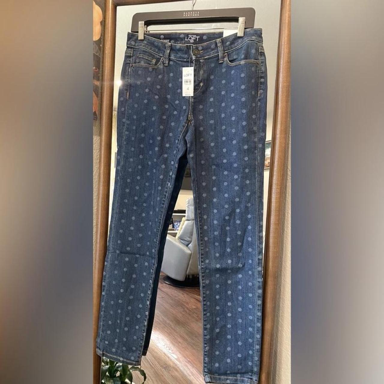 Loft polka cheap dot jeans