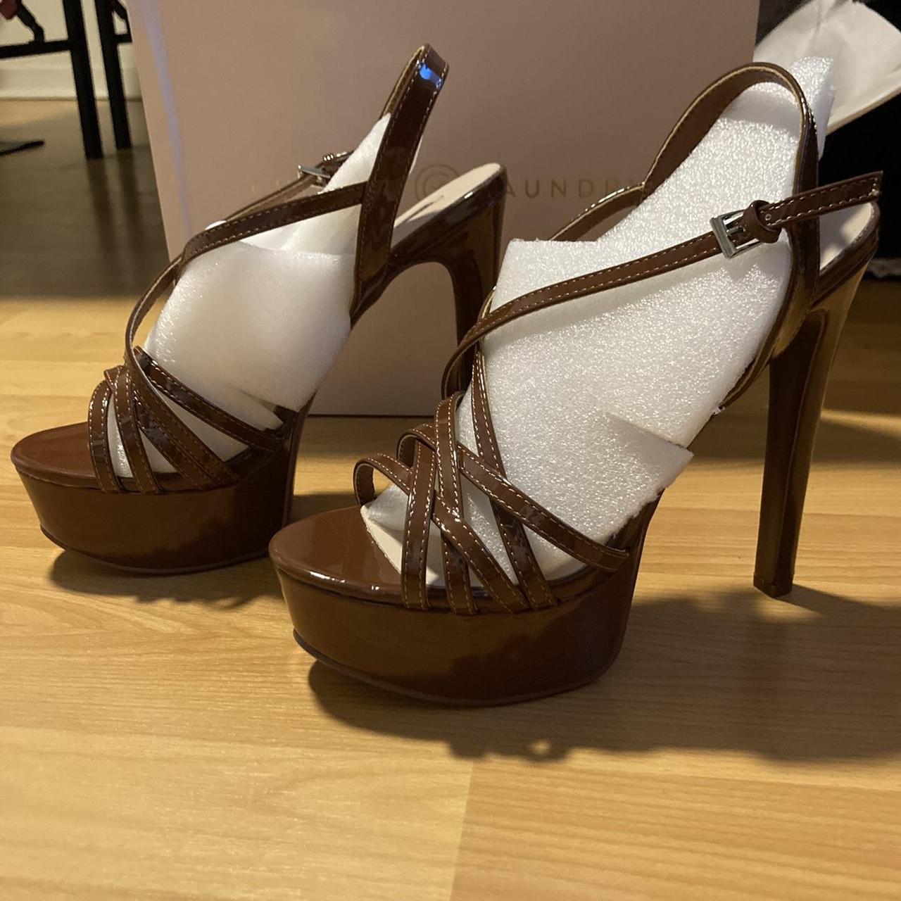 chinese laundry platform heel size 10 👠 mocha color... - Depop