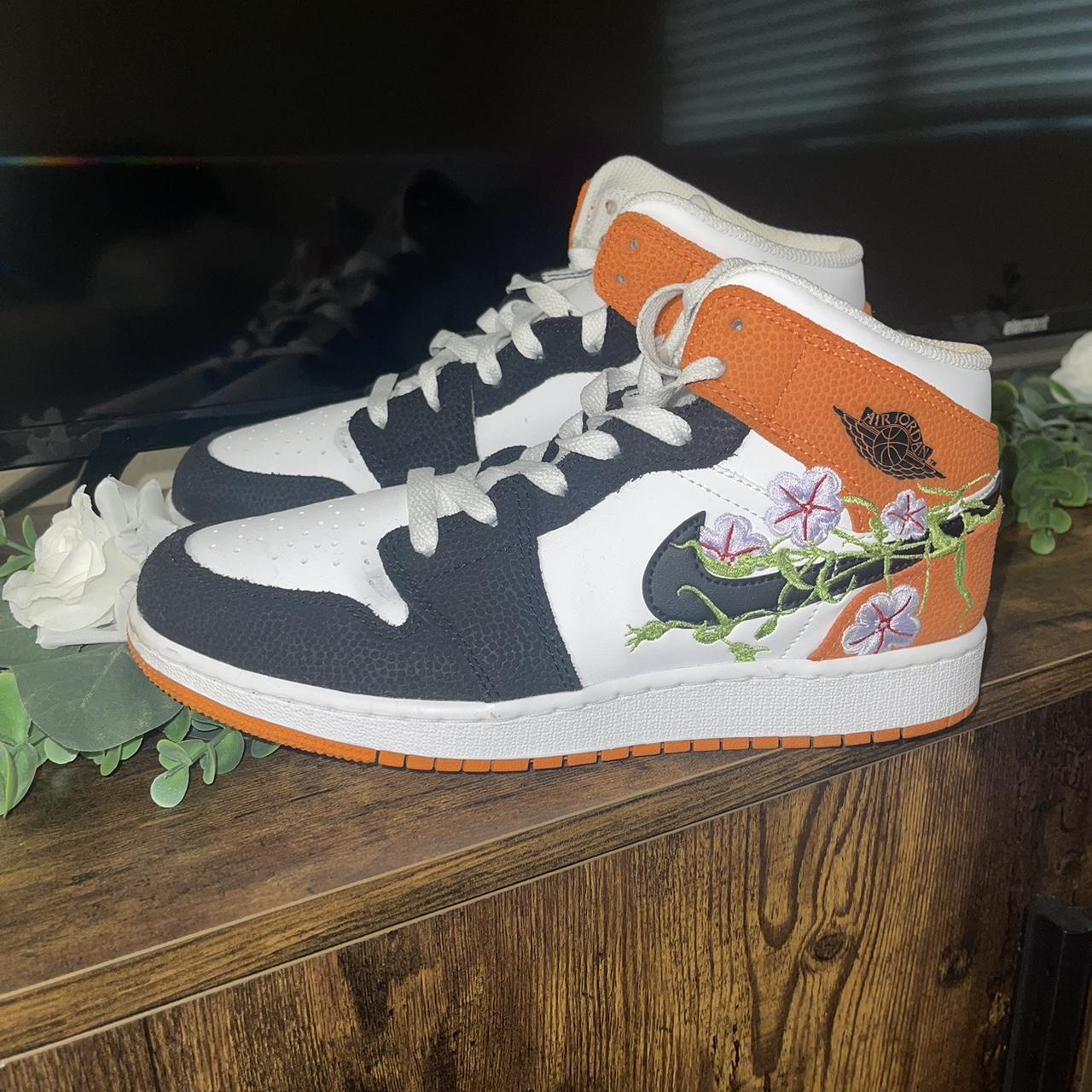 Custom Jordan 1's, Concept of High OG Orange - Depop