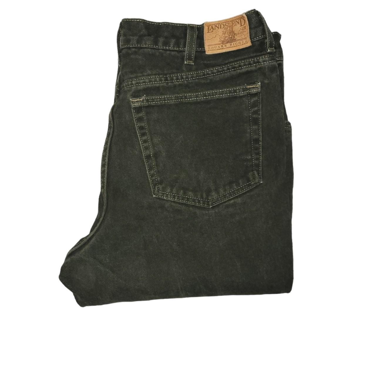 Lands' End Men's Green Jeans Depop