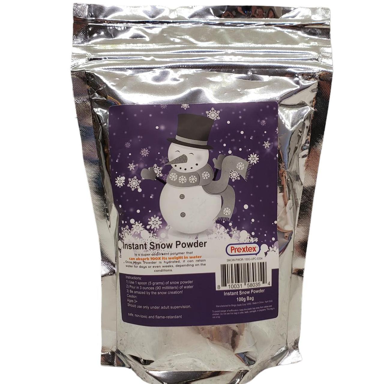 Instant Snow Powder Prextex Artificial Snow Winter - Depop