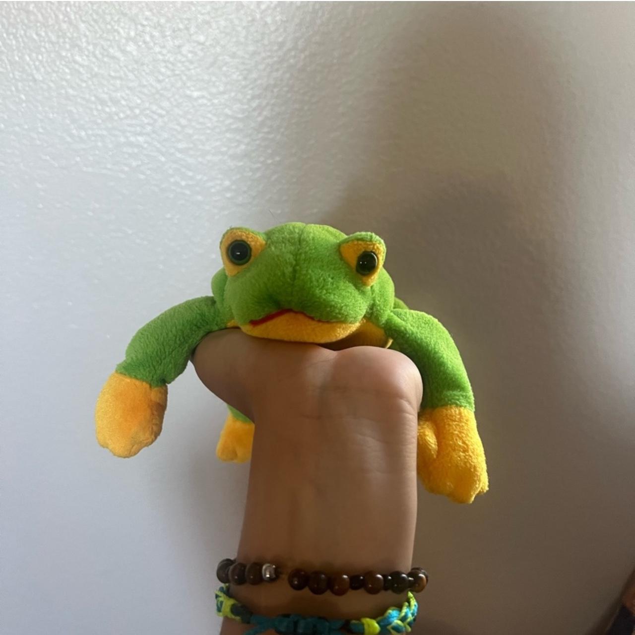 ty Beanie Baby: Smoochy the Frog - Smoochy from the - Depop