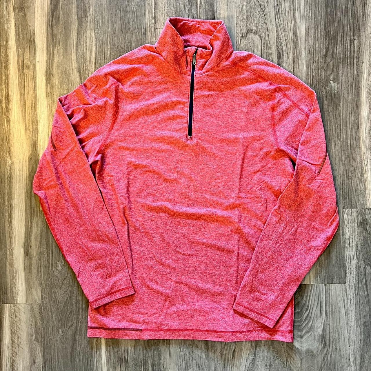 Lululemon Women's Red Sweatshirt Depop