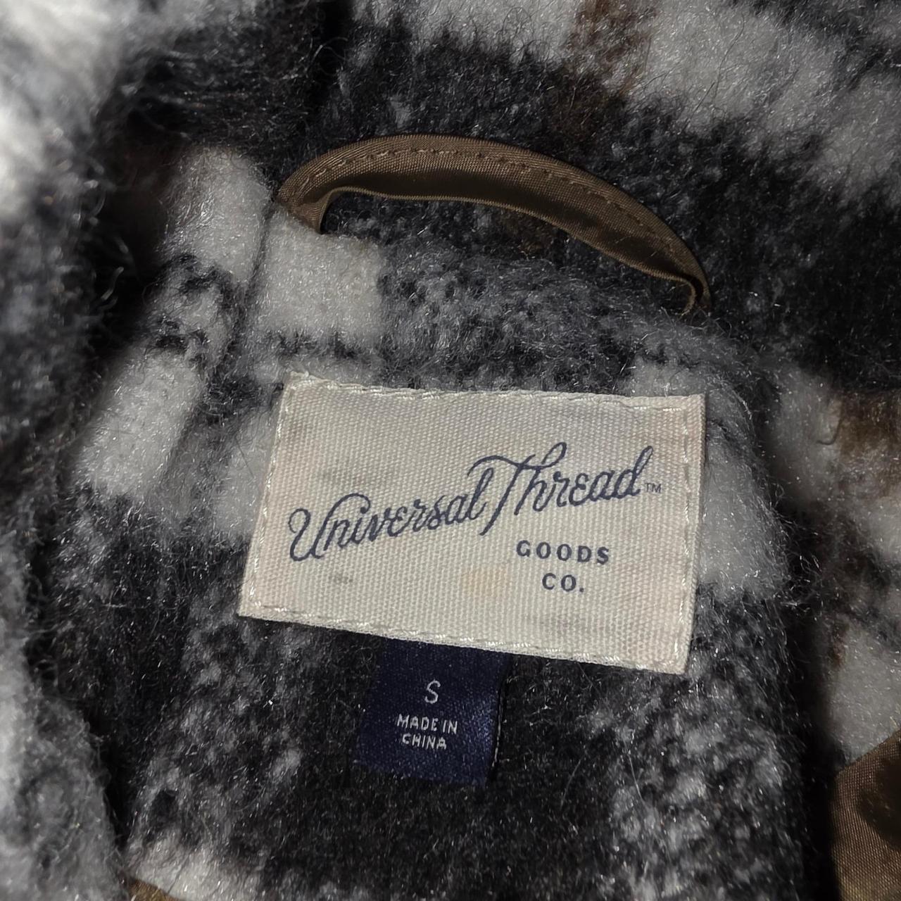 Universal Thread Women's Shacket Jacket - Black/W… - image 3