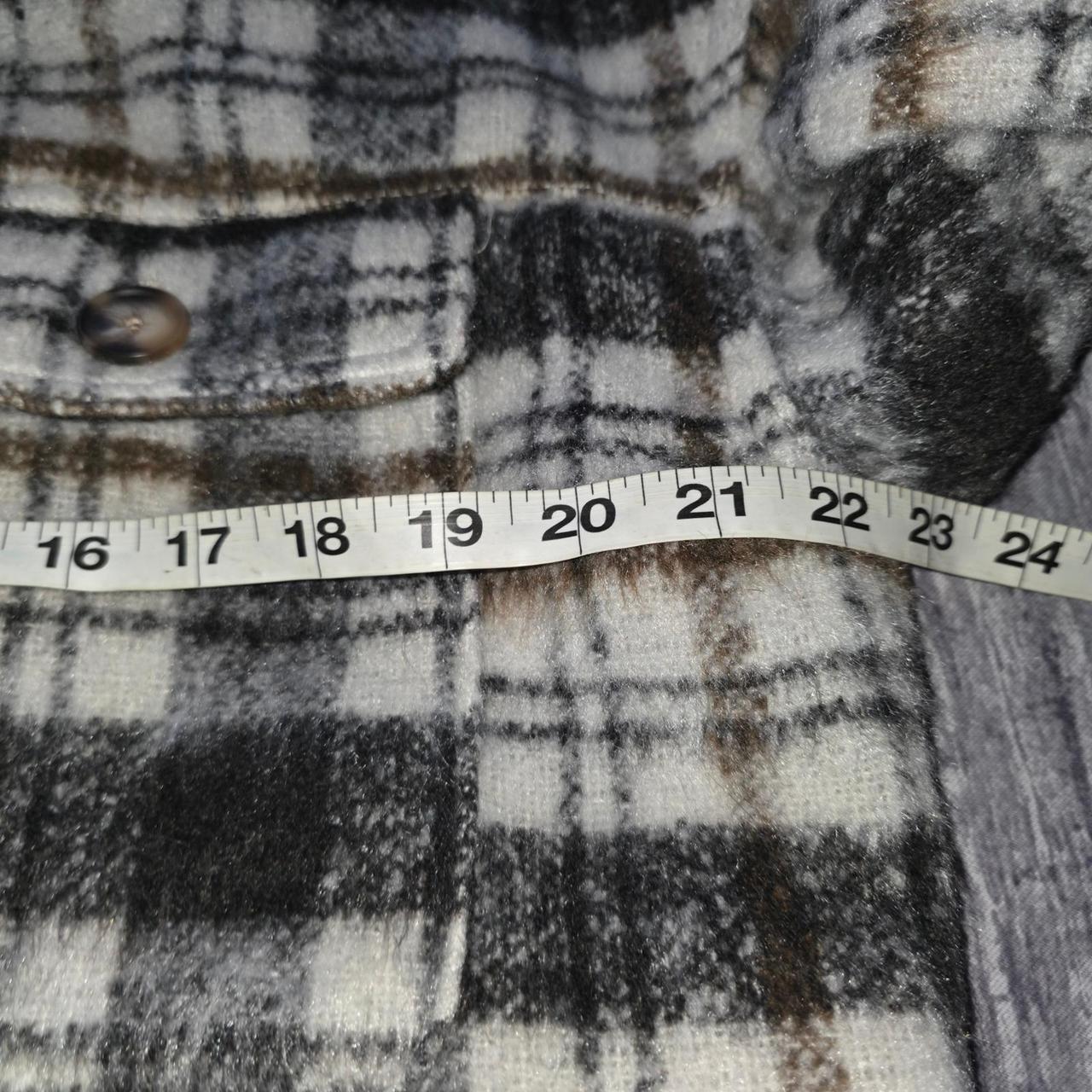 Universal Thread Women's Shacket Jacket - Black/W… - image 4