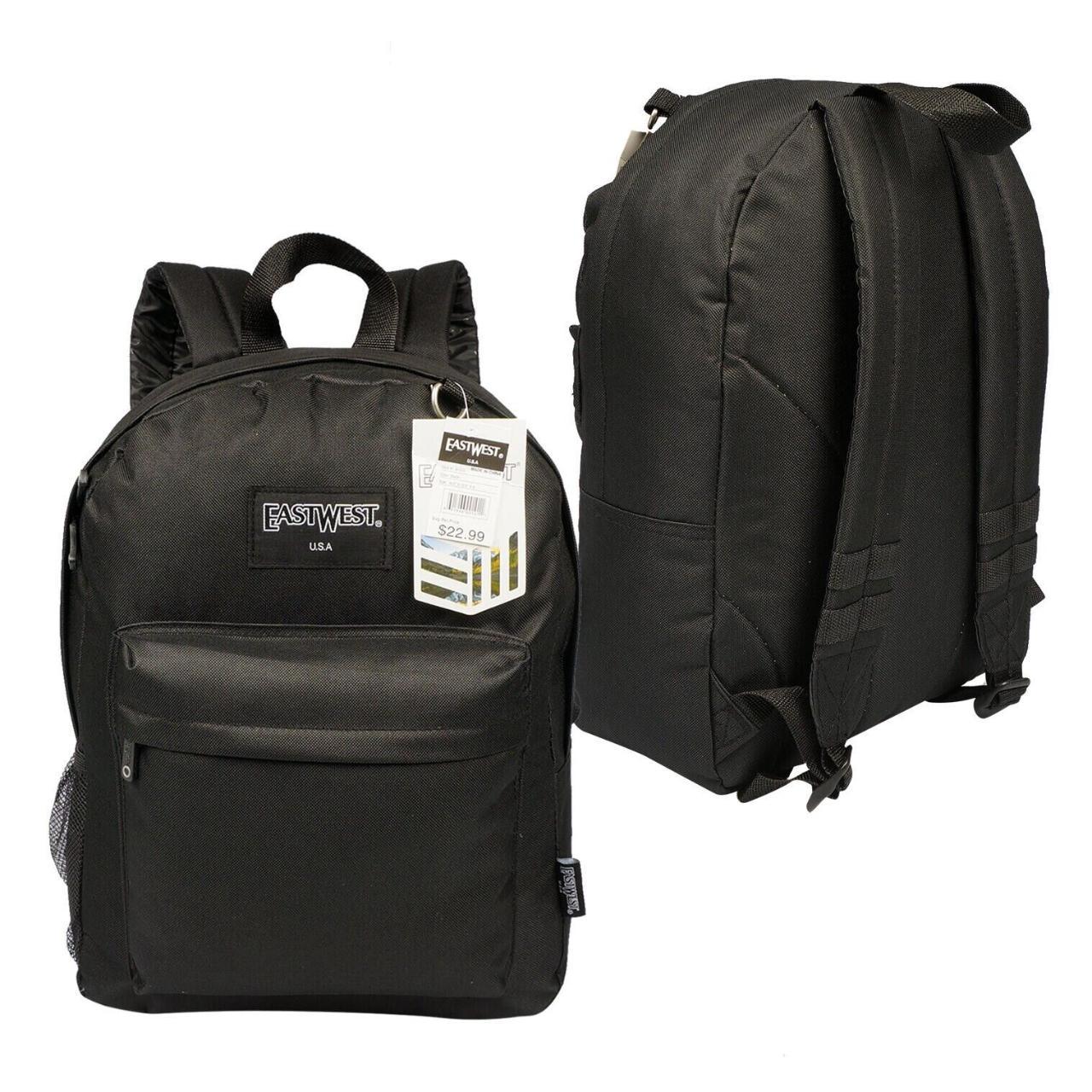 NWT East West Backpack Zipper Front Pocket Side Mesh... Depop