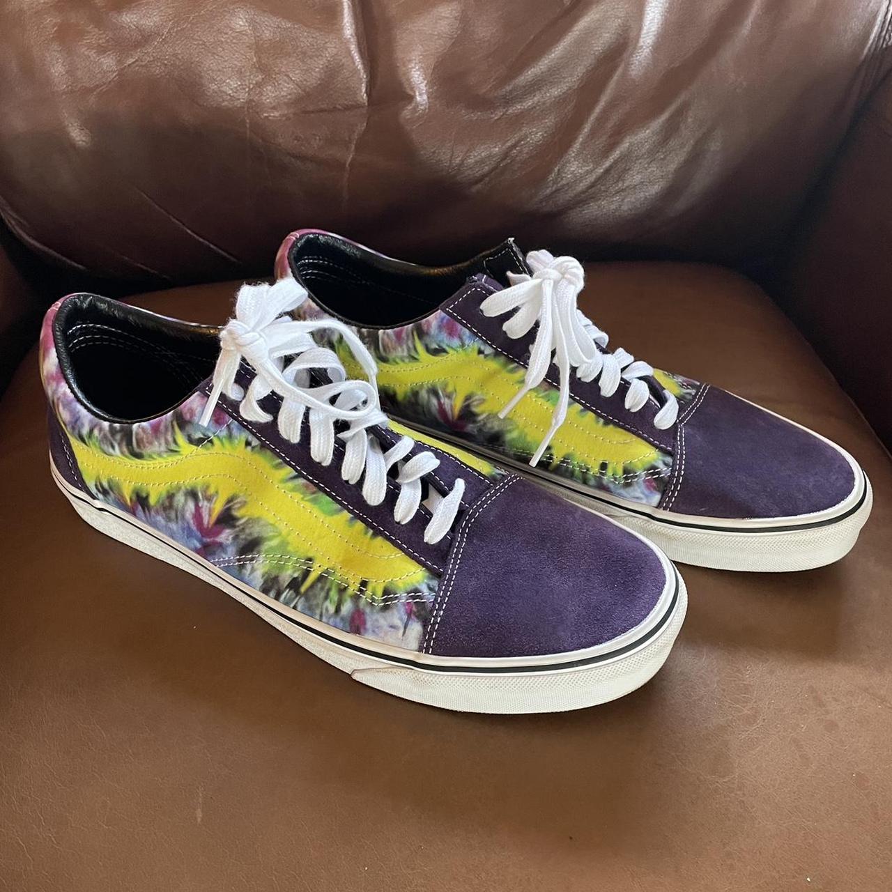 Mens vans tie hot sale dye shoes