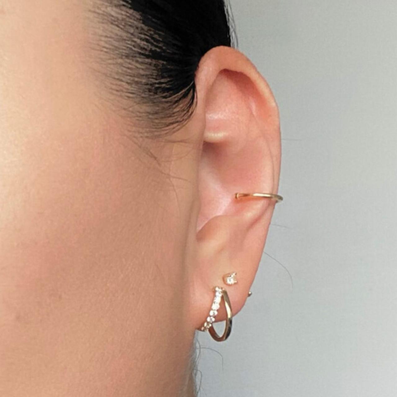 Double Hoop Earrings - Toda