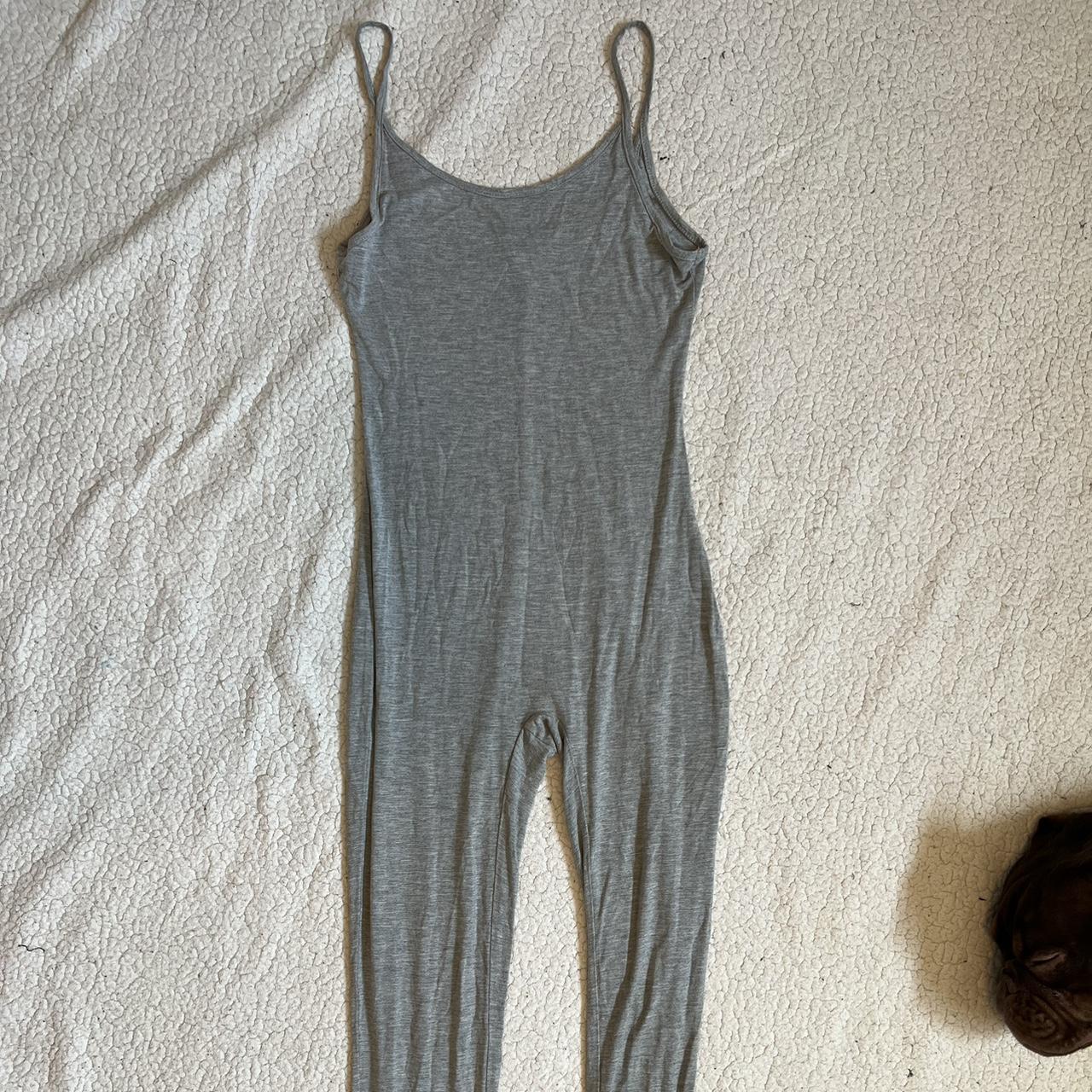 Grey jumpsuit - Depop