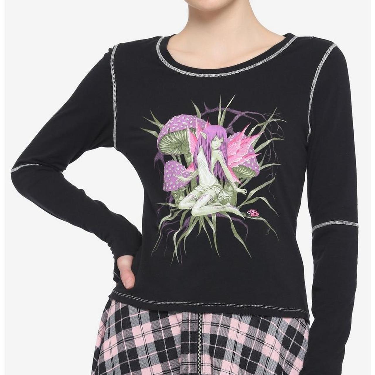 Fairies long sleeve lace up top from hot
