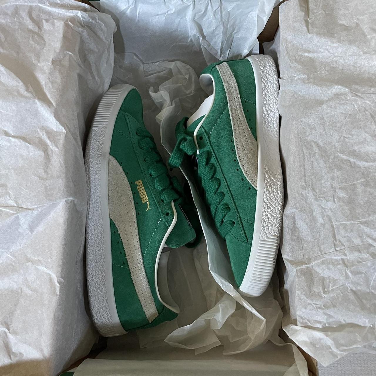 Hi babes PUMA SUEDE KELLY GREEN These were given. Depop