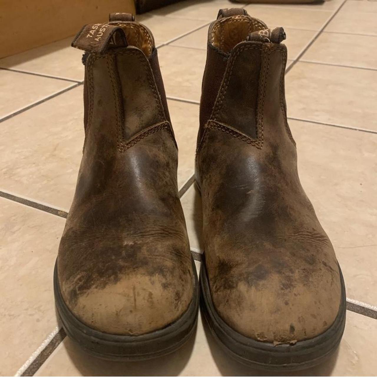 Quite worn classic Blundstones but still have some... Depop