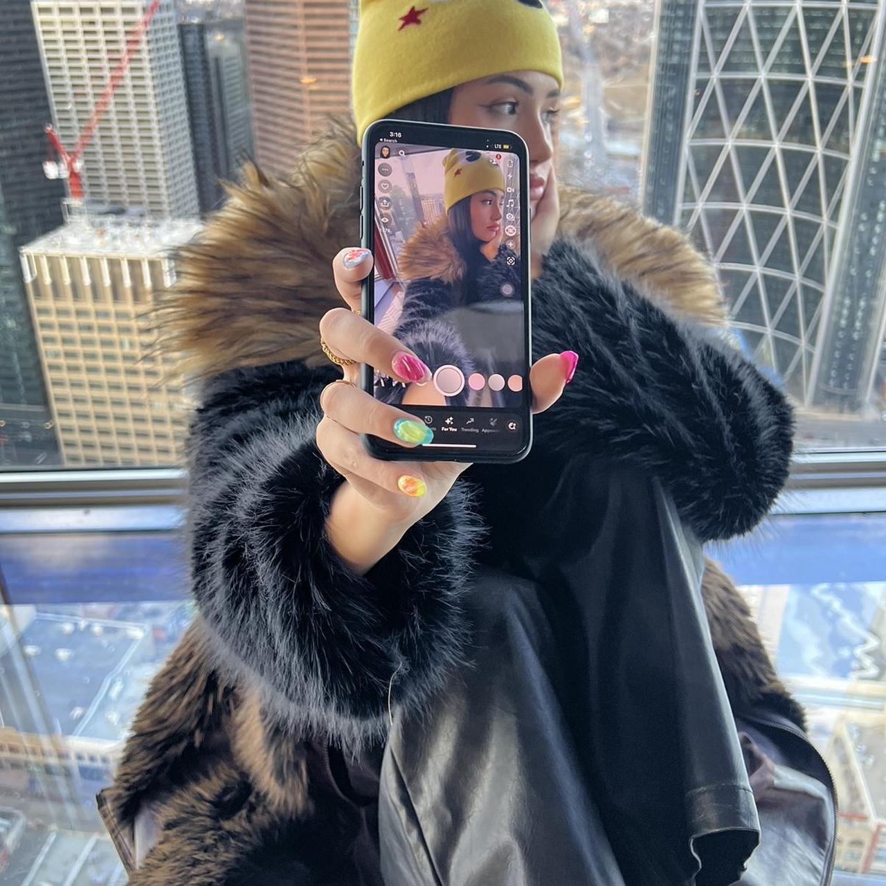 Agyness Faux Fur Coat Full Length #jadendlondon | Depop