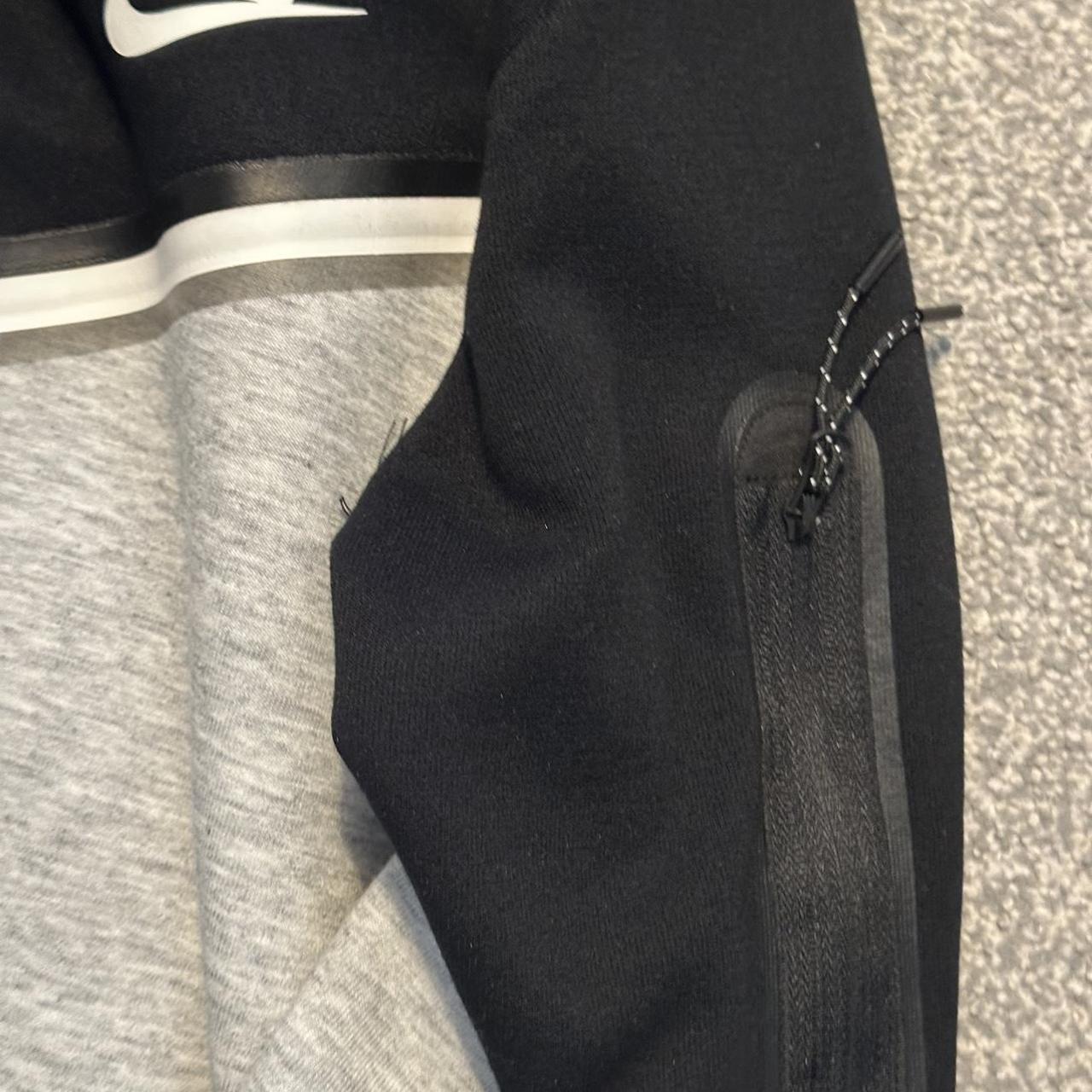 Nike Tech Fleece Black and grey, with white... - Depop