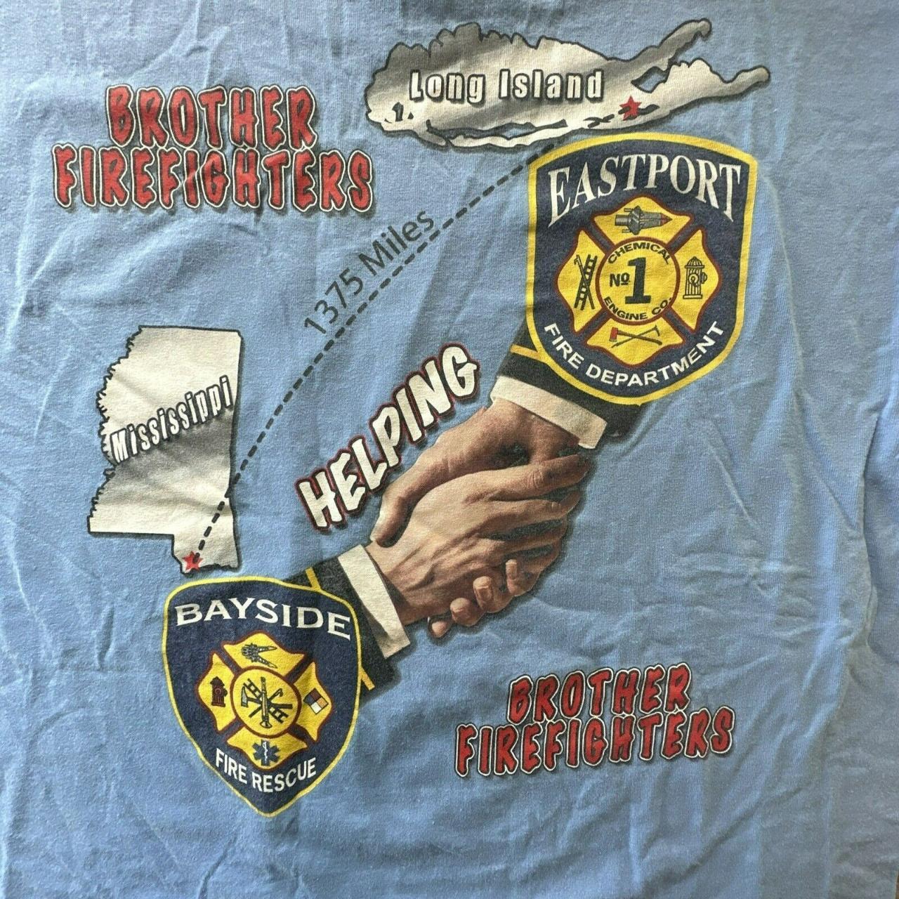 Firefighter Eastport NY Bayside Mississippi Fire... Depop