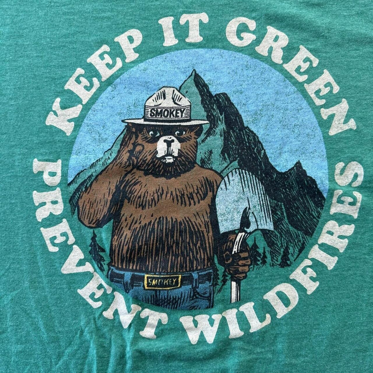 This Smokey Bear t-shirt is a must-have for nature... - Depop