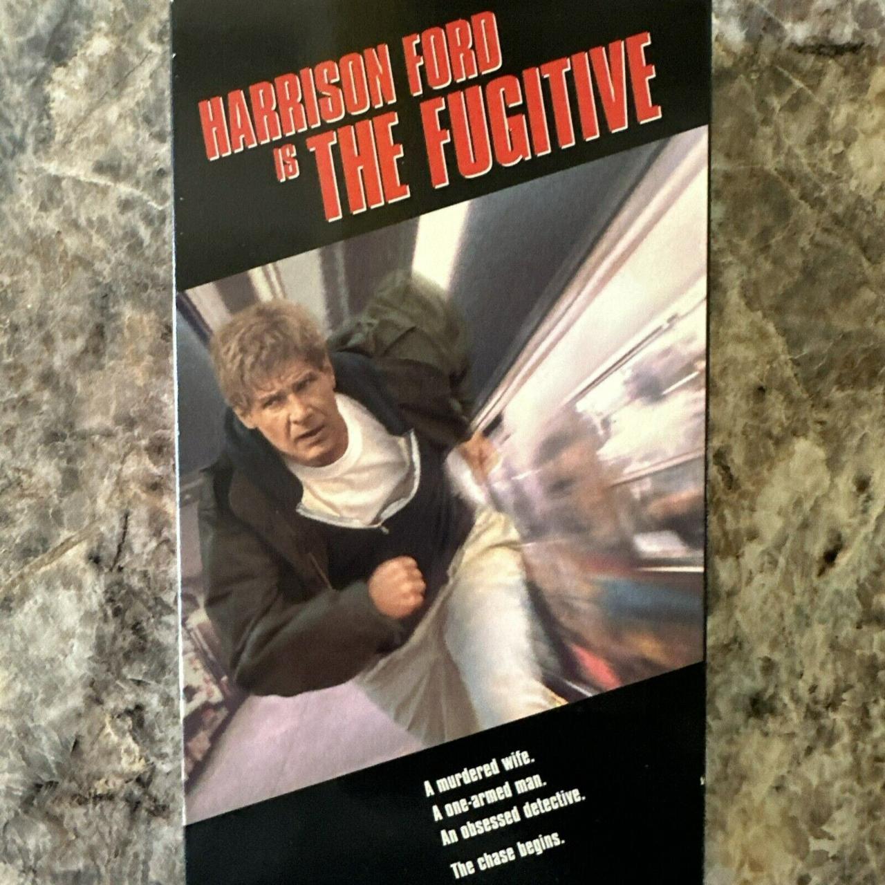 The Fugitive on VHS tape is a thrilling action... - Depop