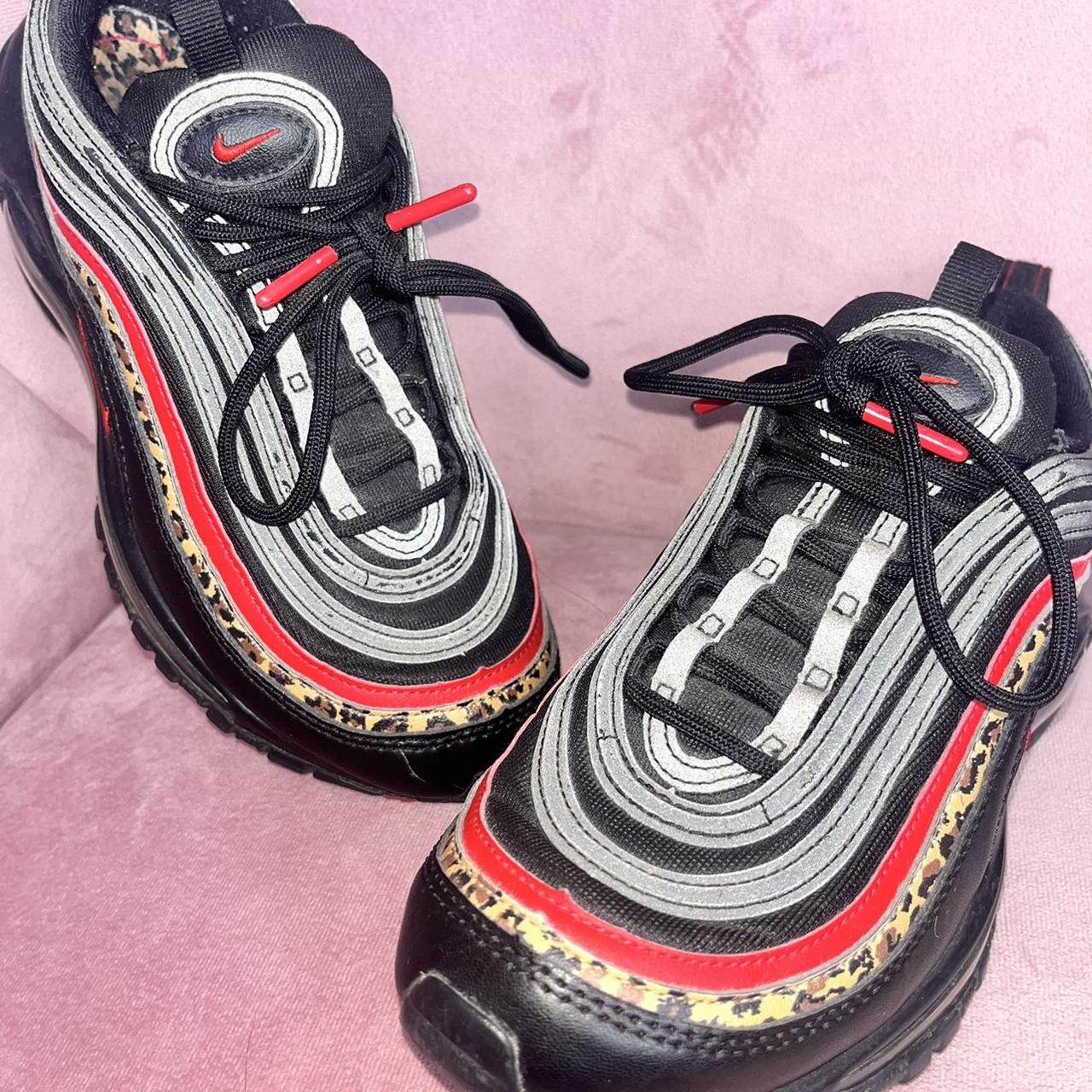 Black cheetah print air max 97 best sale