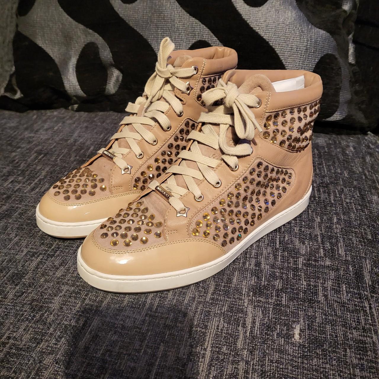 sparkly jimmy choo trainers