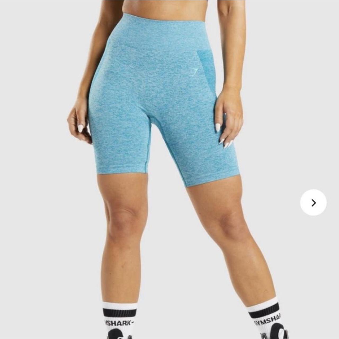 NWT Gymshark Flex Shorts, Size S, Atlas Blue Marl!
