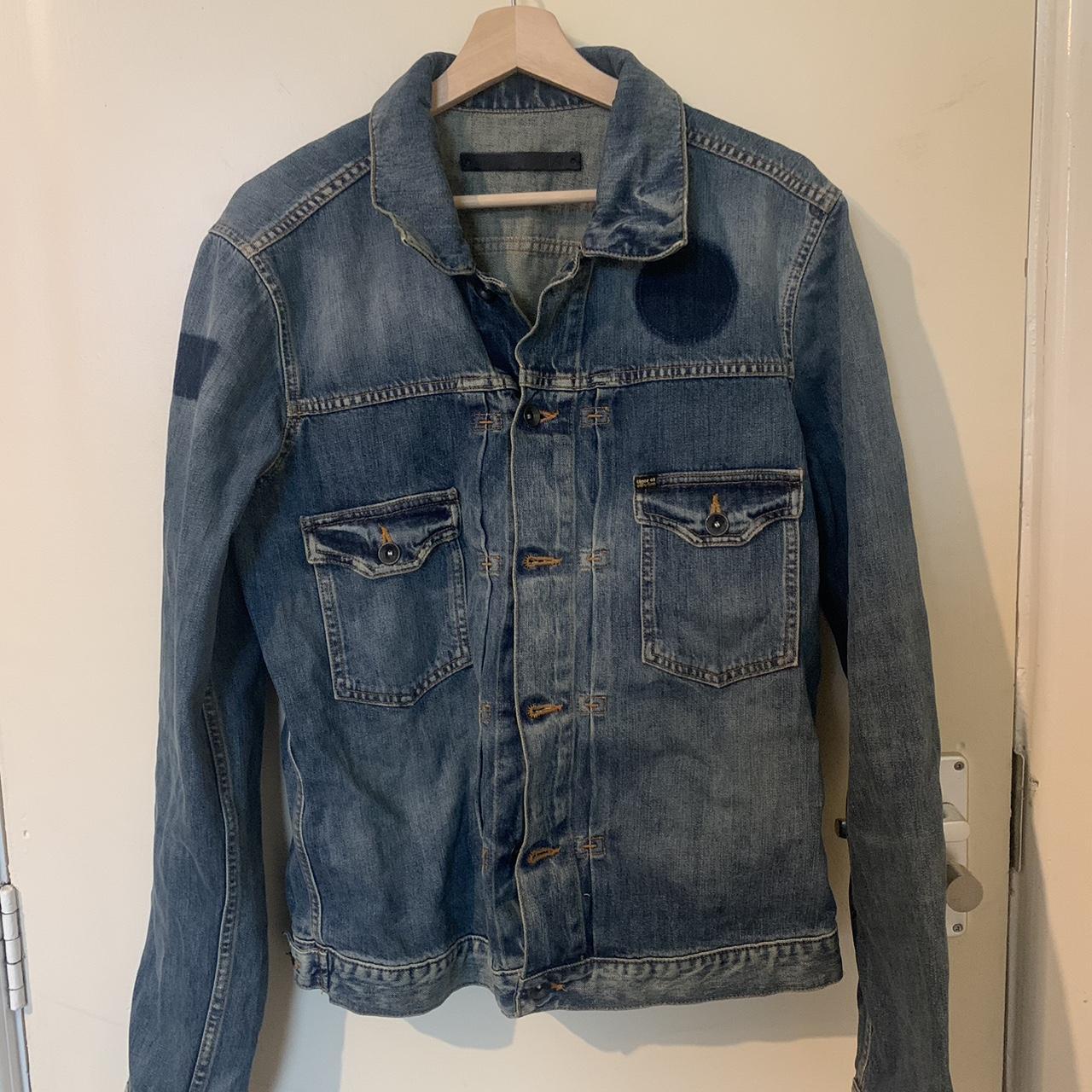 Canadian denim jacket good condition tag says xl but... - Depop